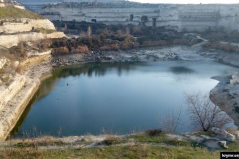 В Інкерманському кар’єрі в Криму закінчилася вода