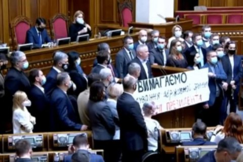 “ЄС”, “Голос” і “Батьківщина” зареєстрували проєкт постанови щодо включення справи “вагнерівців” у ТСК