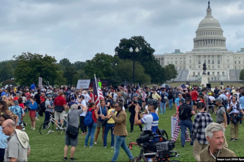 У мітингу на підтримку заарештованих після захоплення Капітолію людей взяли участь максимум 200 осіб