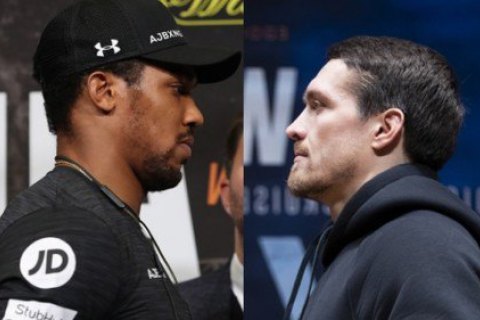 Усик і Джошуа провели дуель поглядів