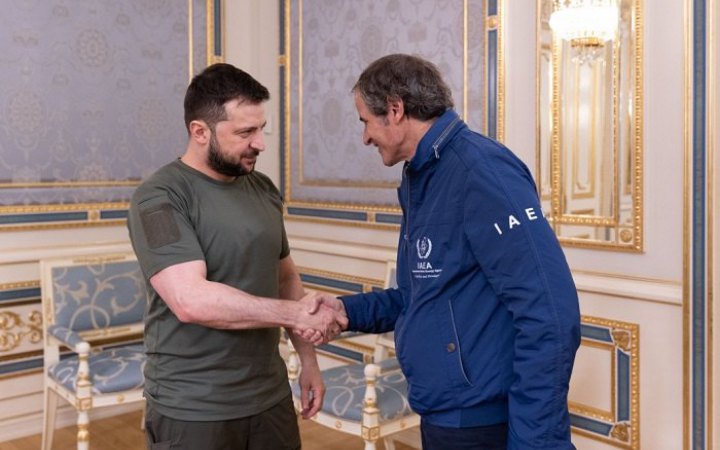 ​Зеленський обговорив із  гендиректором МАГАТЕ  рівень ядерної загрози, спровокованої Росією