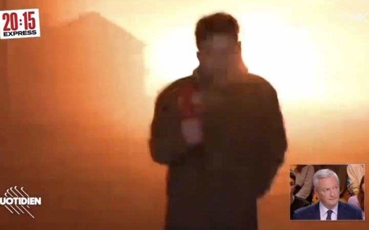 Удар окупантів по Краматорську потрапив у прямий ефір французької телепрограми