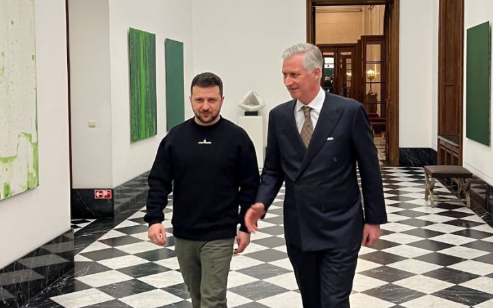 Король Бельгії Філіп прийняв Зеленського в Королівському палаці