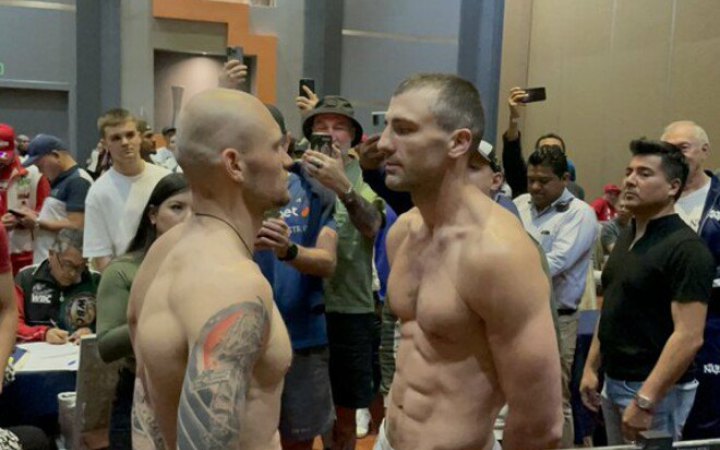 Гвоздик та Болотник показали абсолютно однакову вагу перед завтрашнім боєм