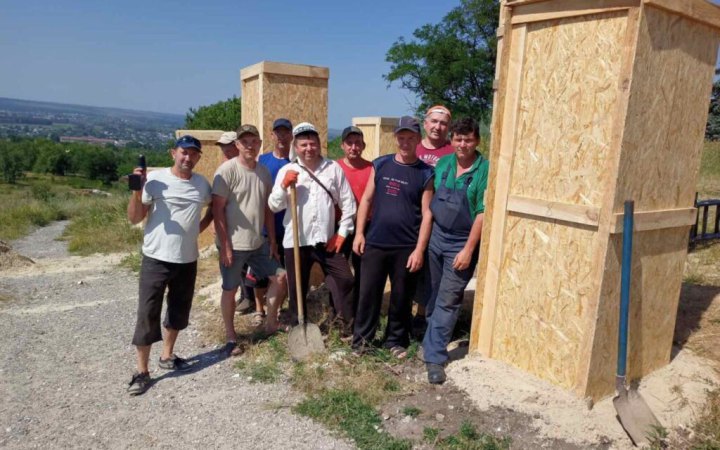 В Ізюмі провели консервацію кам’яних половецьких баб