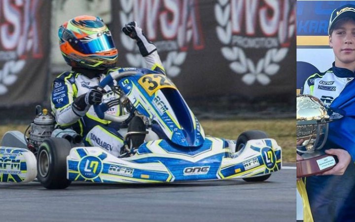 Українець Бондарев очолив офіційний абсолютний рейтинг FIA International Karting Ranking
