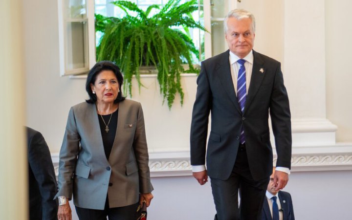 Президент Литви закликав грузинську колегу підтримати санкції проти Росії