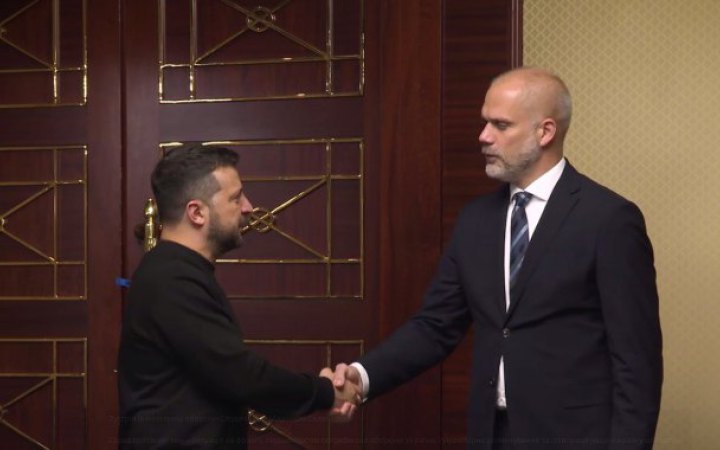 Зеленський зустрівся з міністром оборони Словаччини