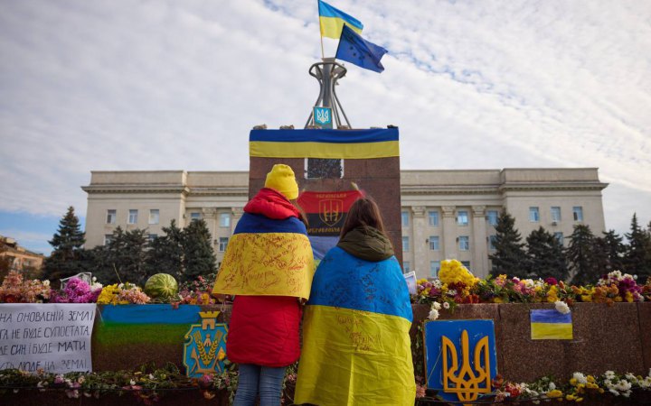 Зеленський привітав Херсон з річницею звільнення від окупації