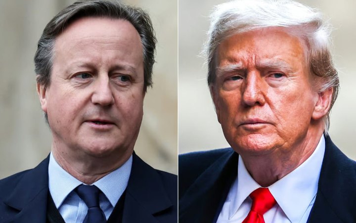 Британський уряд відреагував на злиту розмову Кемерона з Трампом про Україну
