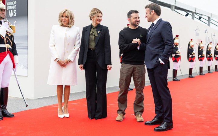 Володимир Зеленський взяв участь в офіційній міжнародній церемонії відзначення 80-річчя висадки військ союзників у Нормандії