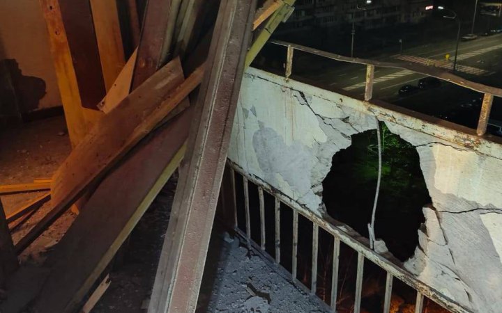 У Києві через атаку “шахедів” є пошкодження інфраструктури