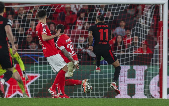 Ліга чемпіонів: “Бенфіка” Трубіна у більшості програла “Барселоні”