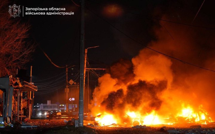 Внаслідок російської атаки в Запорізькій області пошкоджений об’єкт інфраструктури