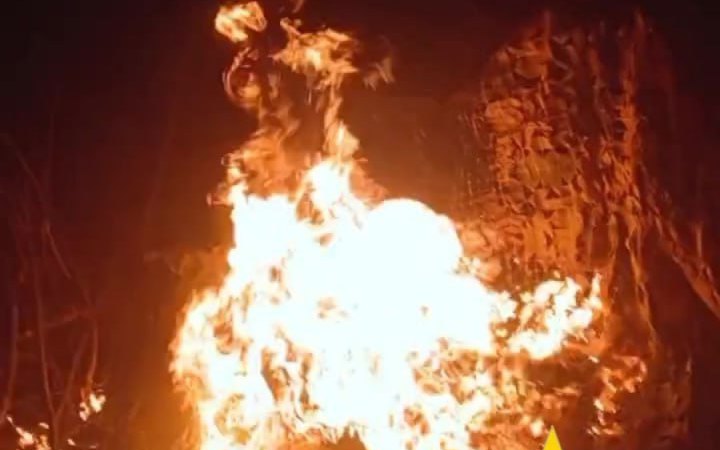 На Донеччині партизани “Атеш” спалили російський танк