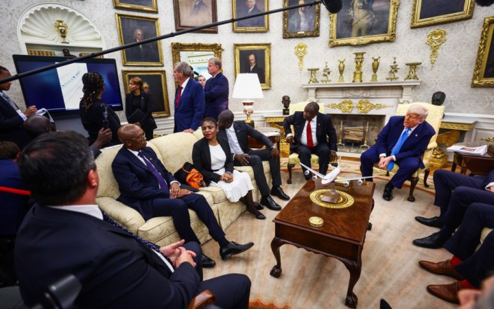 Трамп фільмом переконував президента ПАР у тому, що той здійснює геноцид