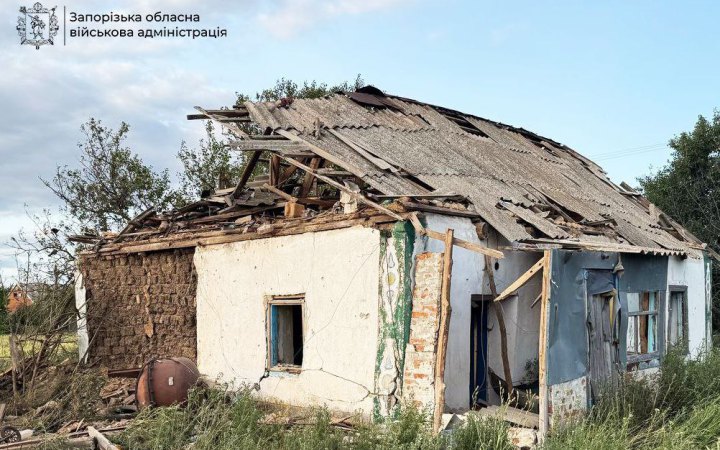 Через атаки ворога у Запорізькій області поранений чоловік