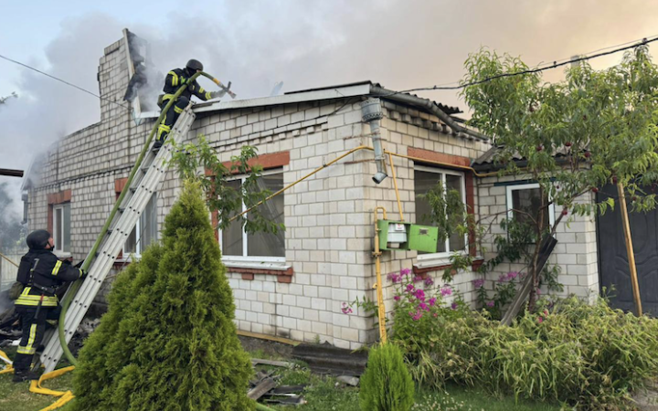 Два райони Київщини постраждали унаслідок атаки РФ, поранений чоловік