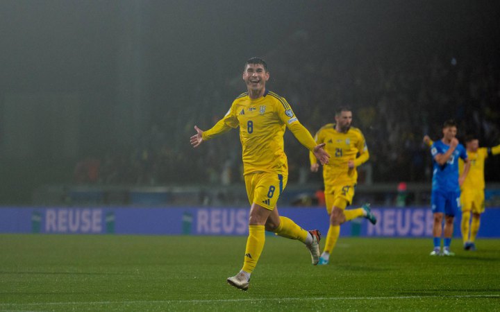 Україна обіграла Ісландію у відборі на Чемпіонат світу з футболу-2026