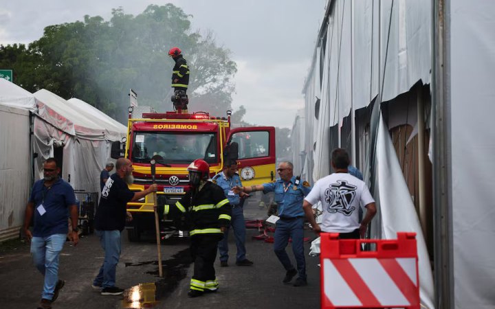 На кліматичному саміті ООН у Бразилії сталася пожежа