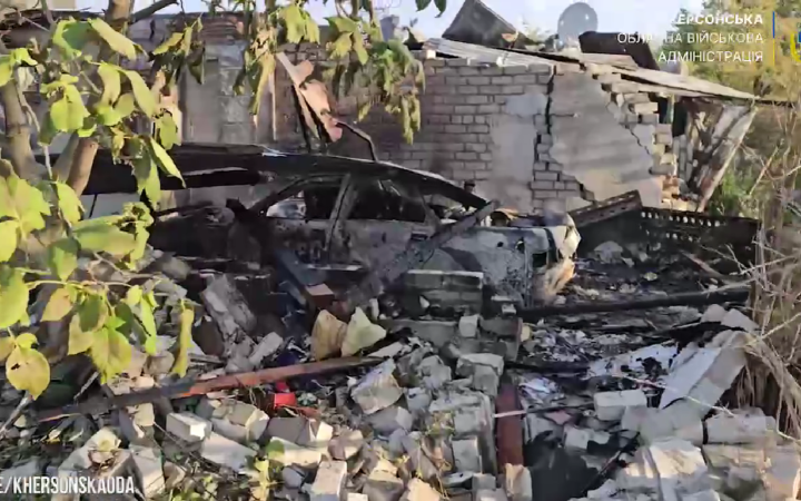 На Херсонщині через обстріли росіян постраждали шестеро людей