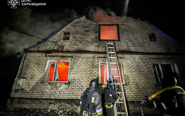 Росіяни уночі атакували три населені пункти Харківщини, постраждали 3 людей