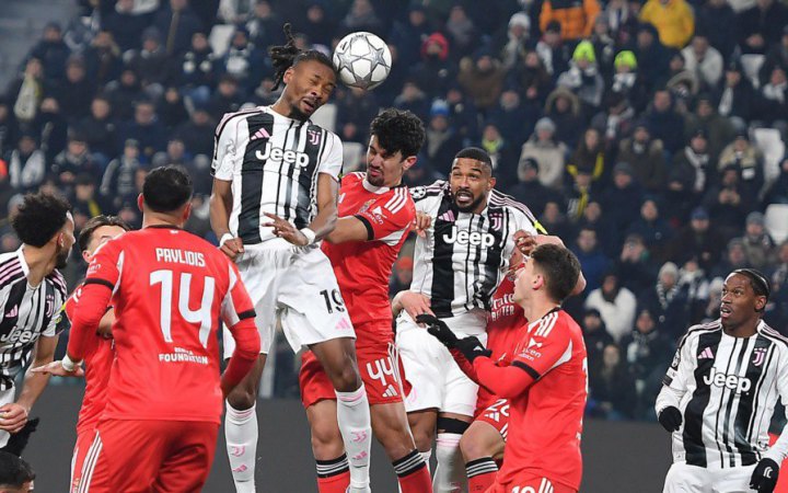 Ліга чемпіонів: “Бенфіка” Трубіна і Судакова програла “Ювентусу”