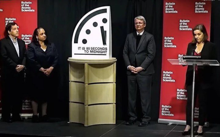 “Годинник Судного дня” тепер показує 85 секунд до опівночі