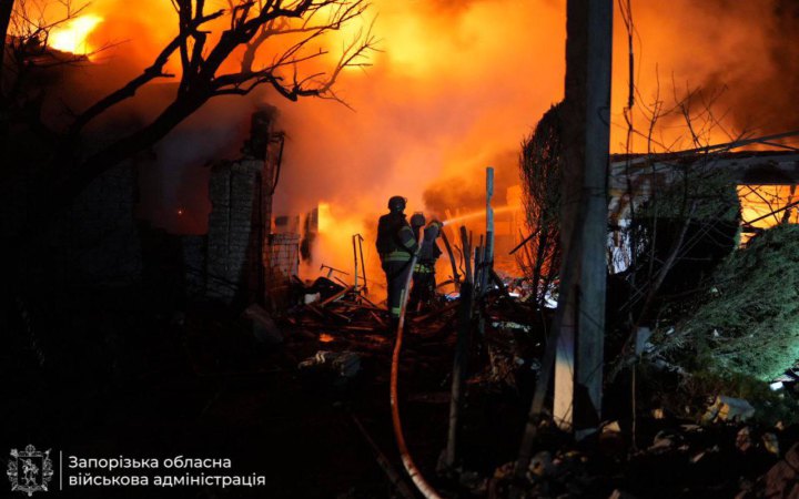 Росіяни атакували Запоріжжя та область. Поранені люди, є знеструмлення