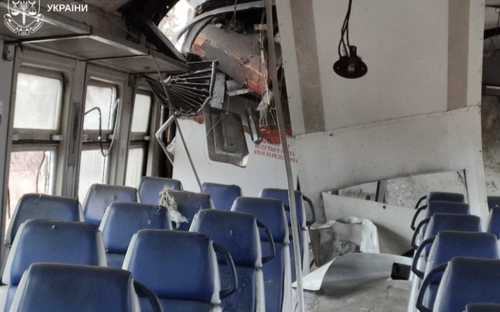 Росія атакувала дроном електропоїзд в Харківській області. Загинув пасажир