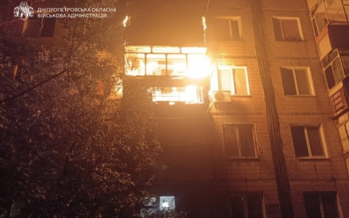 Уночі внаслідок атак у Дніпропетровській області було поранено 19-річну дівчину