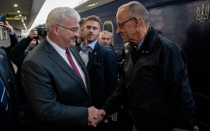 Канцлер Німеччини Фрідріх Мерц прибув з візитом до Києва (доповнено)